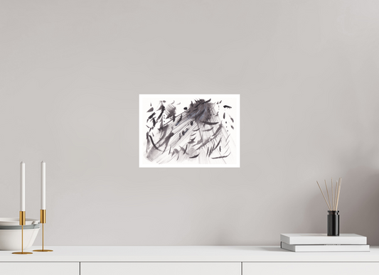 28,3 x 20 cm, Impression d'Art sur Papier Bambou Serment