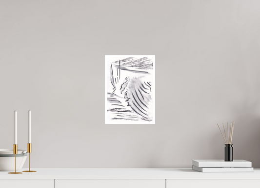 20 x 28,3 cm, Impression d'Art sur Papier Bambou Aride