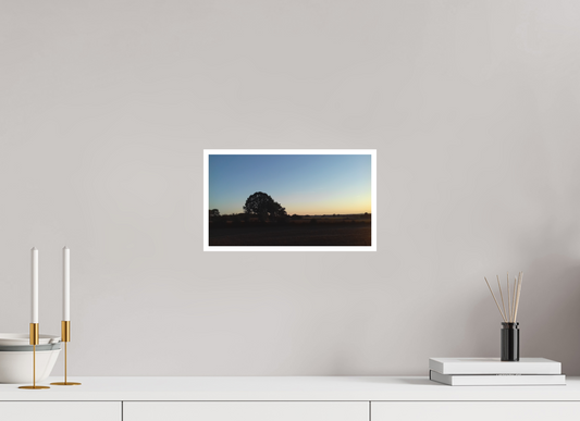 32 x 18 cm, Tirage photo sur Papier Fuji Velours 06h52 I ¤ Août