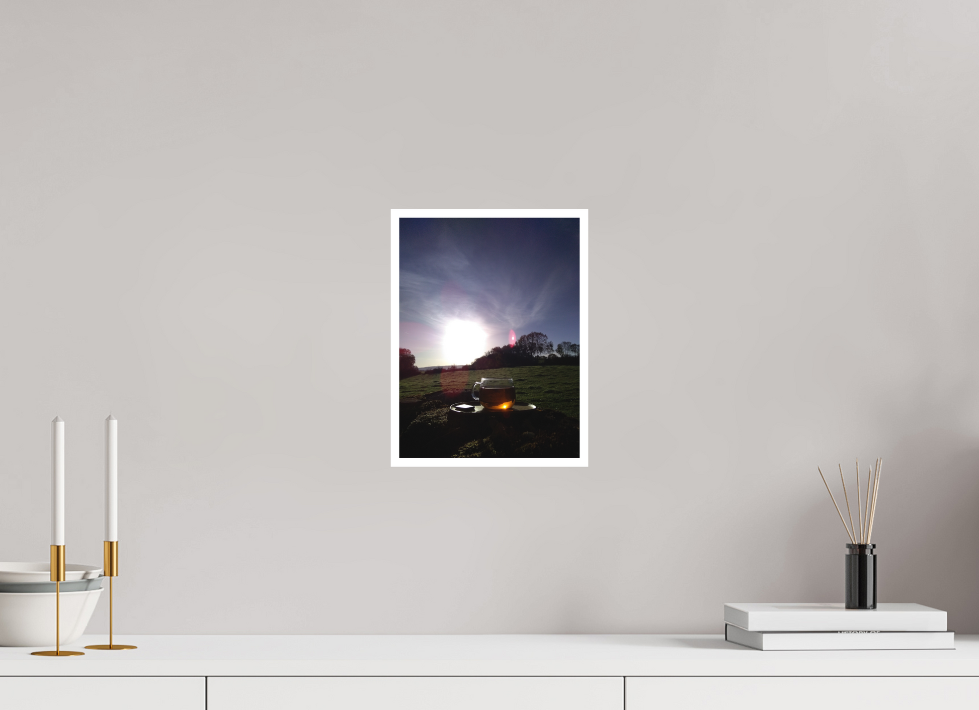 21 x 28 cm, Tirage photo sur Papier Fuji Velours 09h17 ¤ Octobre