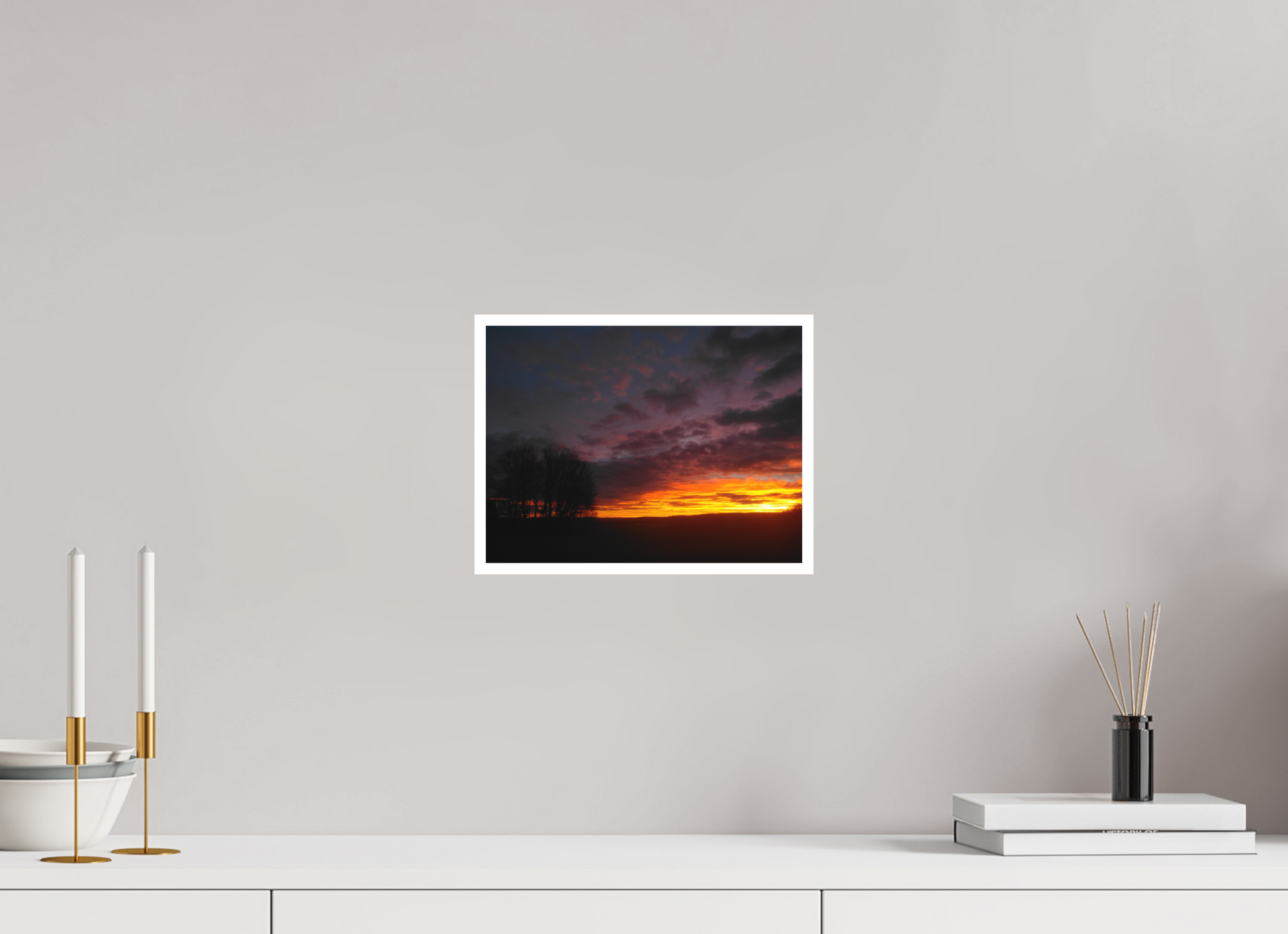 28 x 21 cm, Tirage photo sur Papier Fuji Velours 08h06 ¤ Décembre