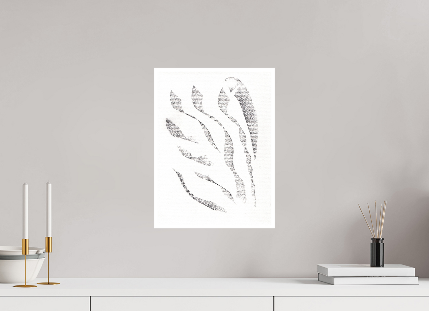 30 x 40,7 cm, Impression d'Art sur Papier Bambou ephemérios