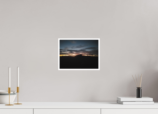 28 x 21 cm, Tirage photo sur Papier Fuji Velours 07h45 ¤ Décembre