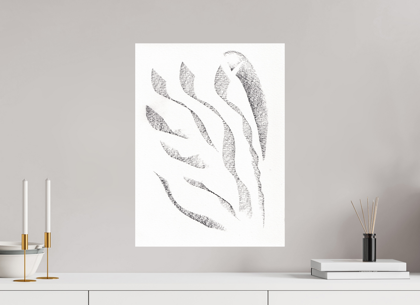 40 x 54,3 cm, Impression d'Art sur Aluminium ephemérios