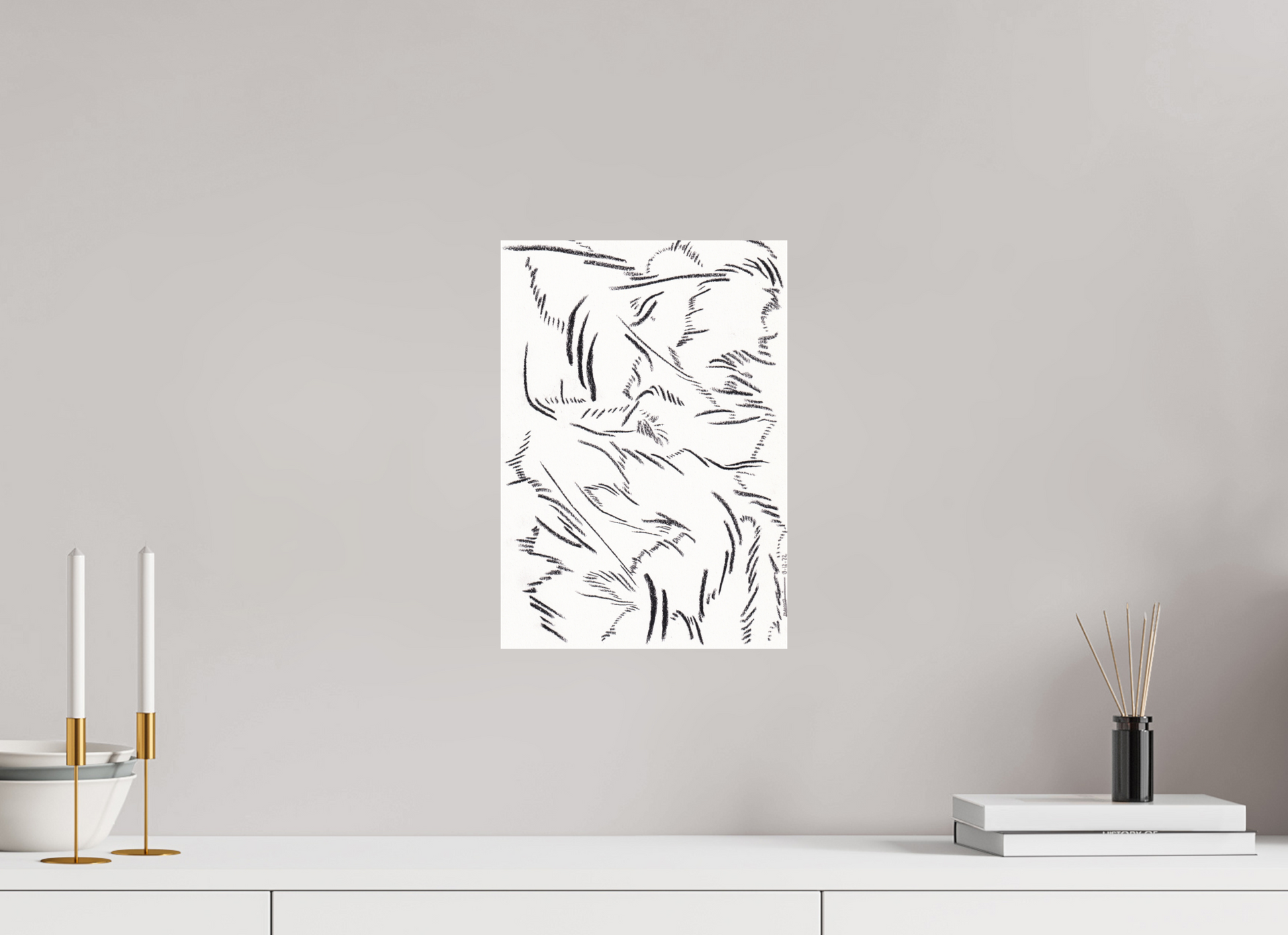 25 x 35,6 cm, Impression d'art sur Aluminium Sereine