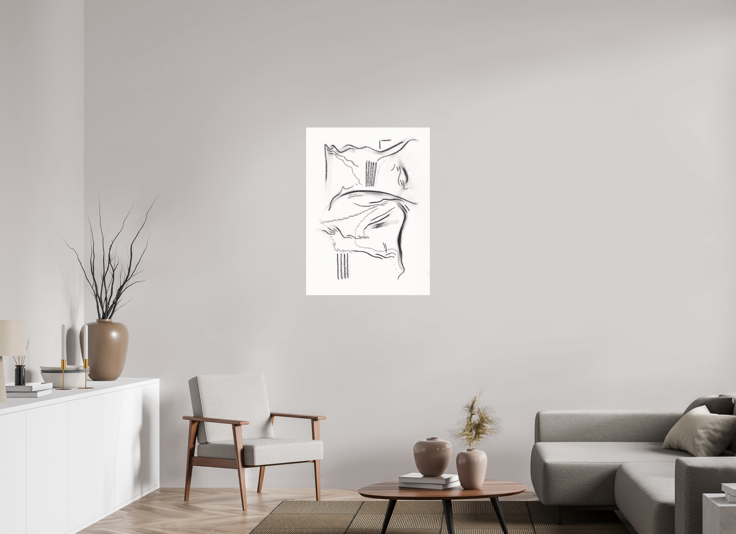 70 x 94,8 cm, Impression d'Art sur Aluminium hystera