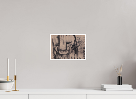 28,4 x 20 cm, Impression d'Art sur Papier Bambou Armures