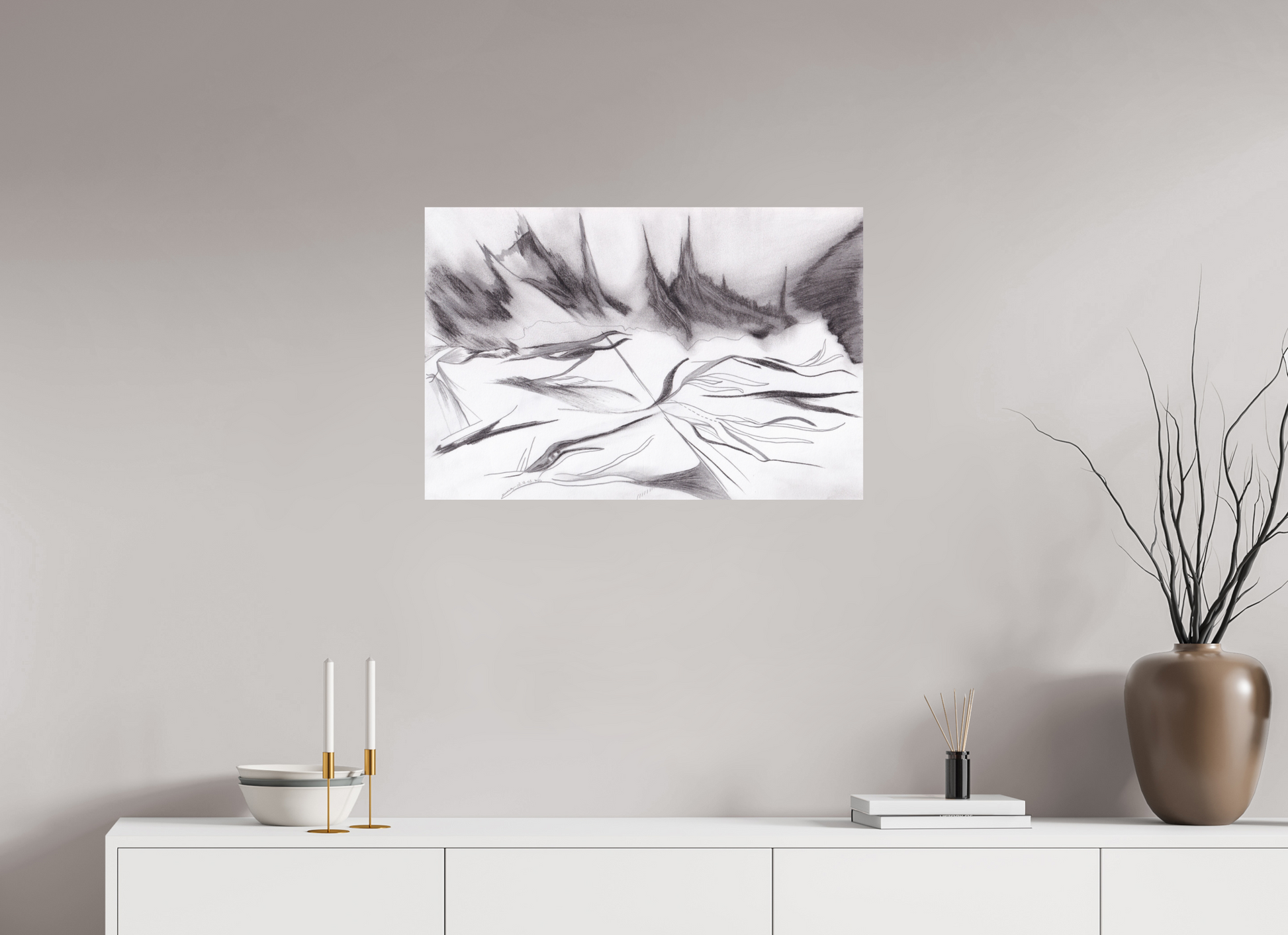 75 x 50 cm, Impression d'art sur Aluminium Aubes