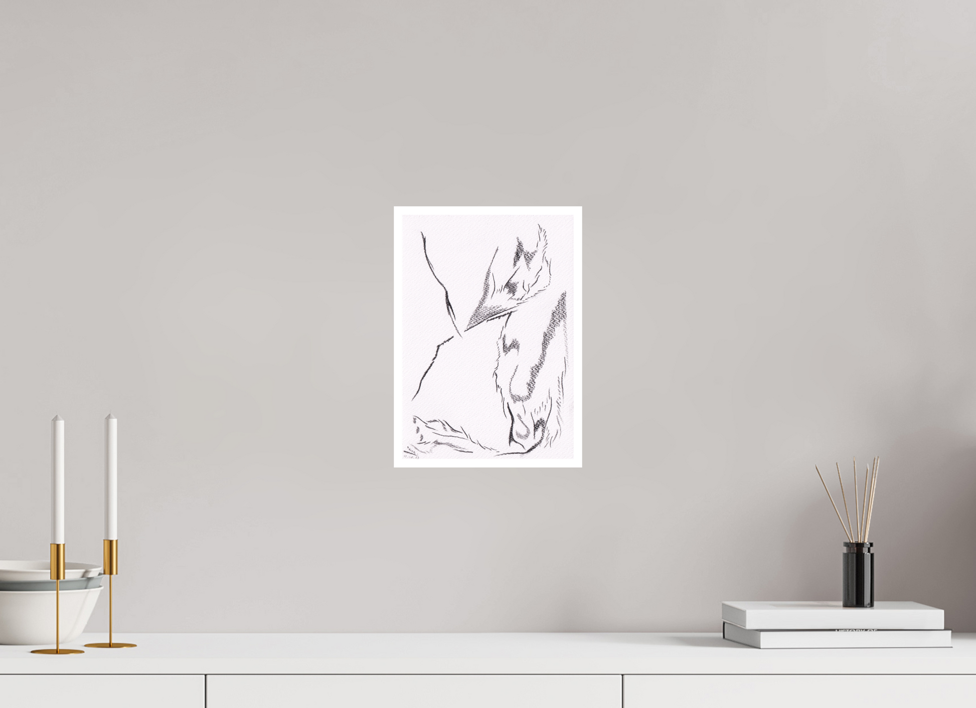 20 x 28,5 cm, Impression d'Art sur Papier Bambou Mérite