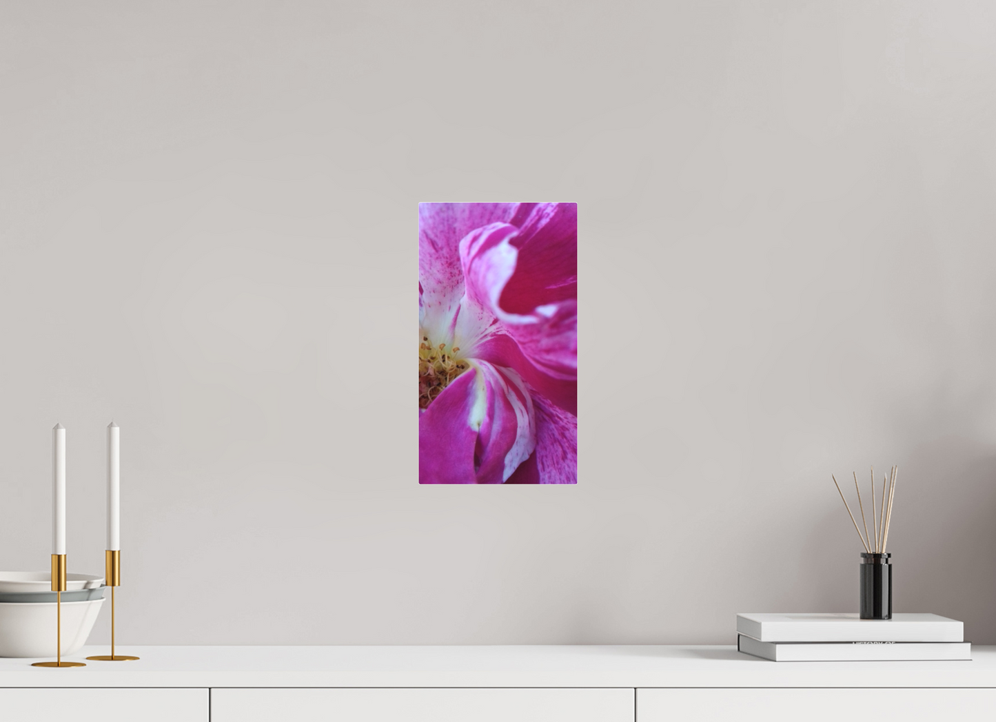 18 x 32 cm, Tirage photo sous Plexiglass Mat 18h27 ¤ Octobre