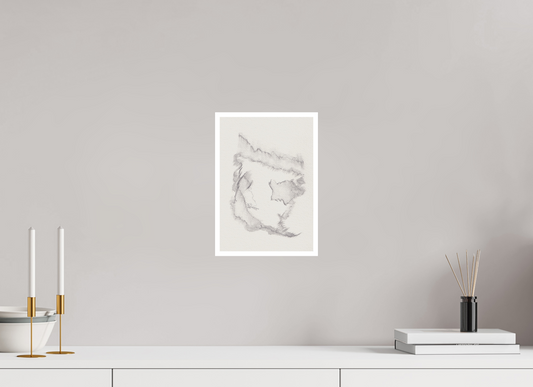 20 x 28,7 cm, Impression d'Art sur Papier Bambou Estuaire