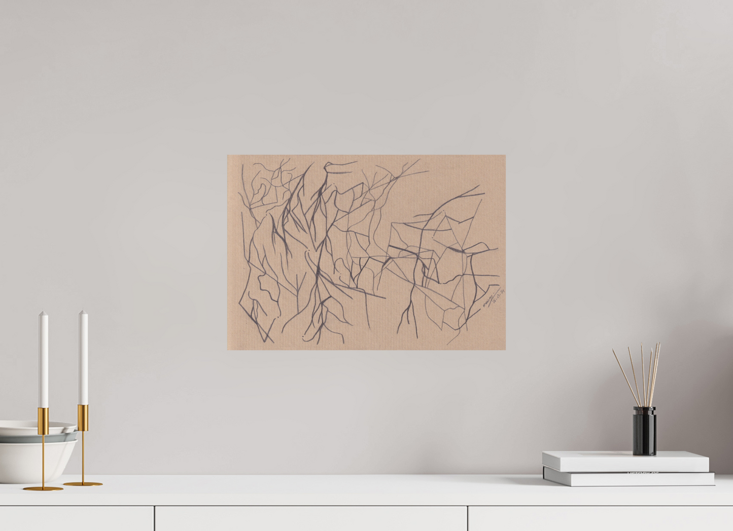 42,7 x 30 cm, Impression d'art sur Aluminium Survenir