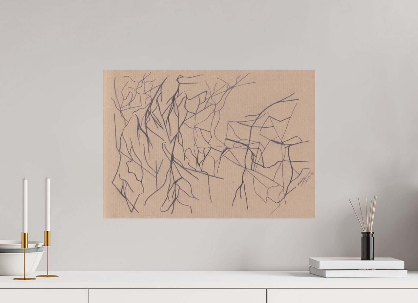 56,9 x 40 cm, Impression d'art sur Aluminium Survenir