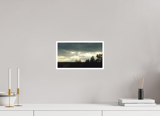 32 x 18 cm, Tirage photo sur Papier Fuji Velours 18h19 ¤ Août