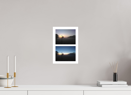 20 x 30 cm, Tirage photo sur Papier Fuji Velours 08h03 ¤ Octobre & 07h02 ¤ Novembre