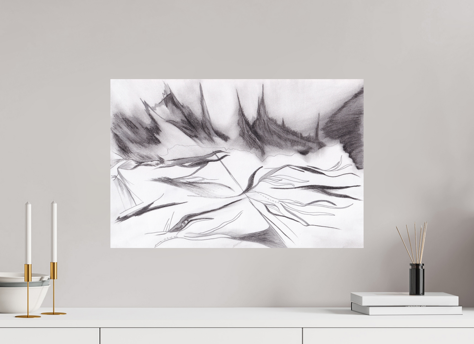 60 x 40 cm, Impression d'art sur Aluminium Aubes