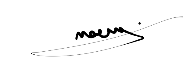 L'image représente la signature de l'artiste peintre Maeva J.