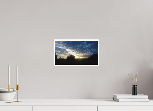 32 x 18 cm, Tirage photo sur Papier Fuji Velours 08h29 ¤ Octobre