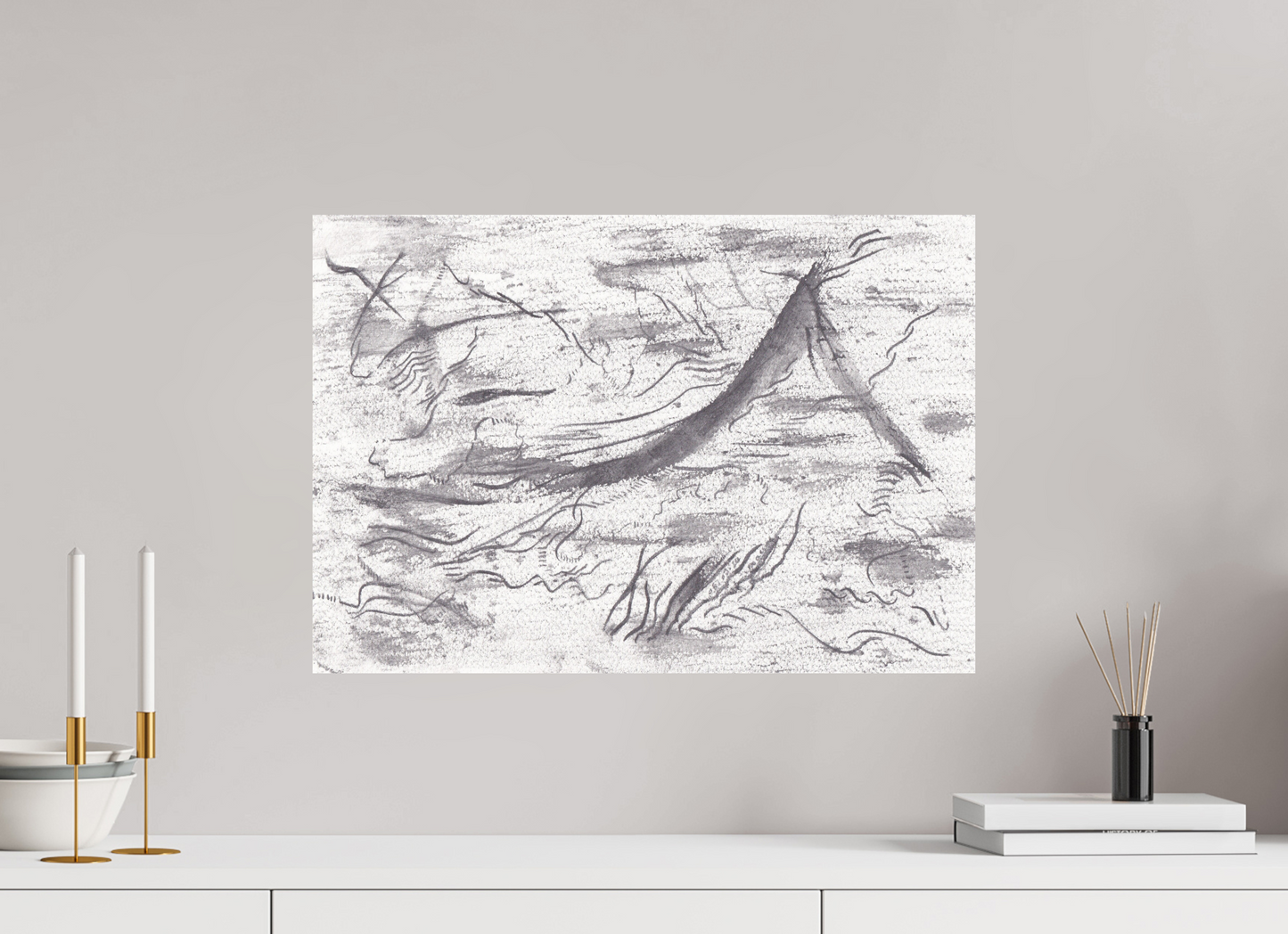 57,8 x 40 cm, Impression d'Art sur Aluminium adversitas