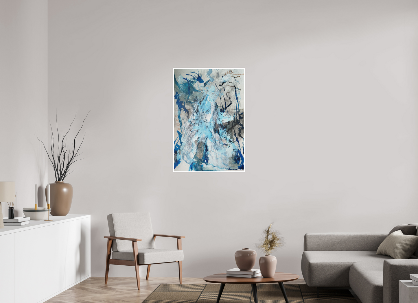 70 x 102,5 cm, Impression d'Art sur Papier Bambou xiloeta