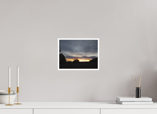 28 x 21 cm, Tirage photo sur Papier Fuji Velours 07h21 ¤ Novembre