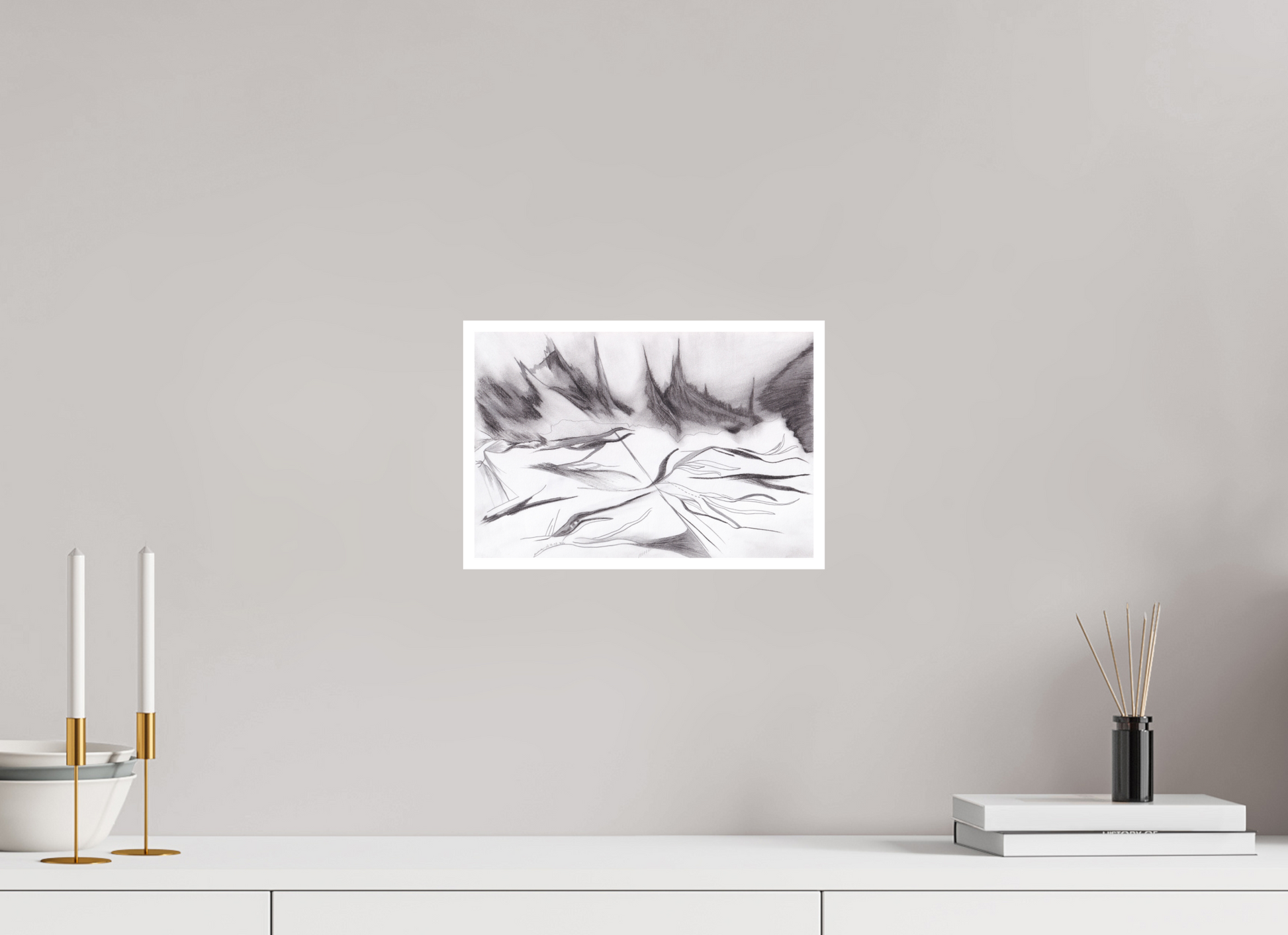 30 x 20 cm, Impression d'Art sur Papier Bambou Aubes