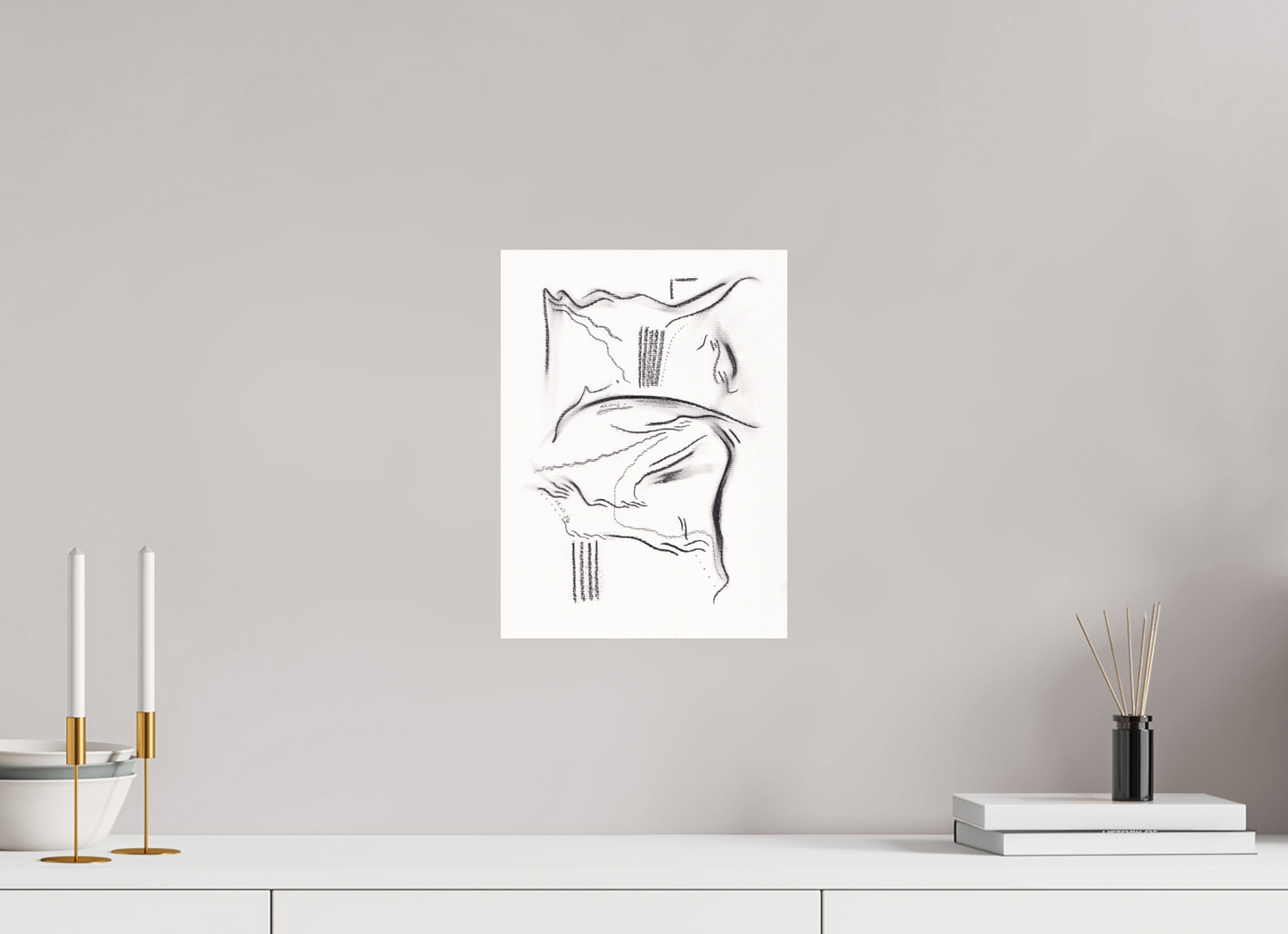 25 x 33,9 cm, Impression d'Art sur Aluminium hystera