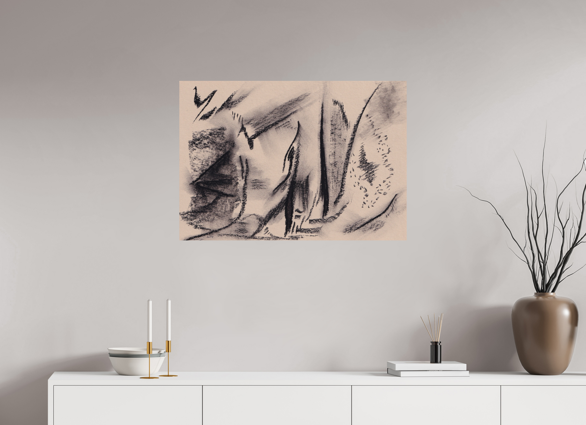 85,5 x 60 cm, Impression d'art sur Aluminium Artiste