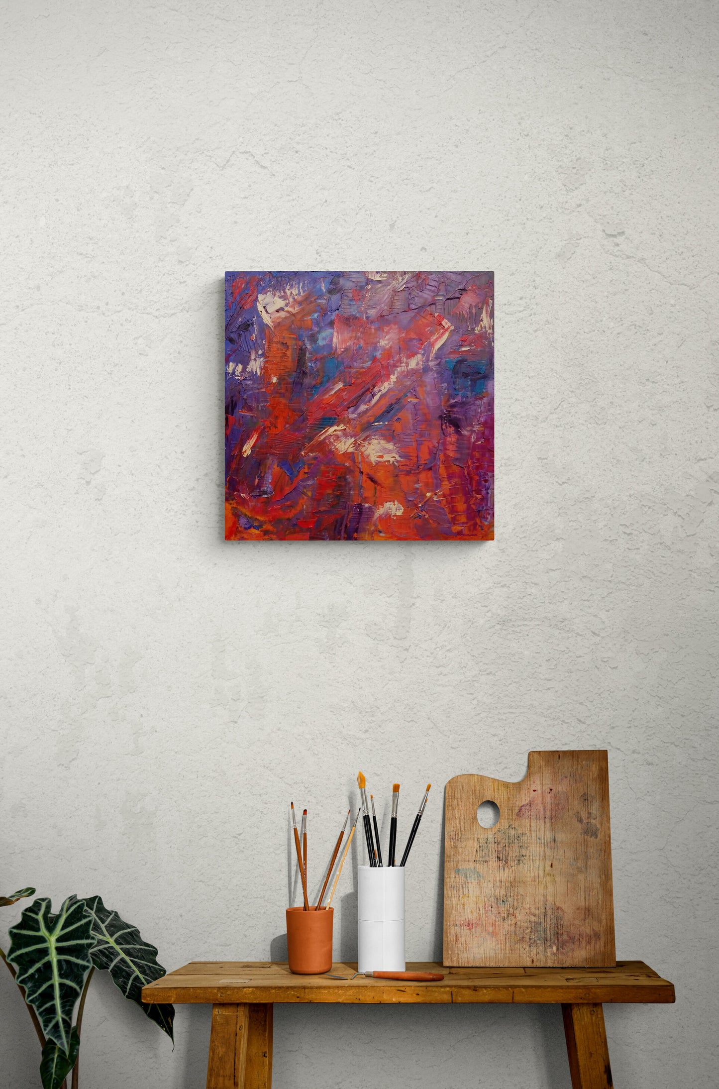 "to bring/to hold" | 50x50 cm